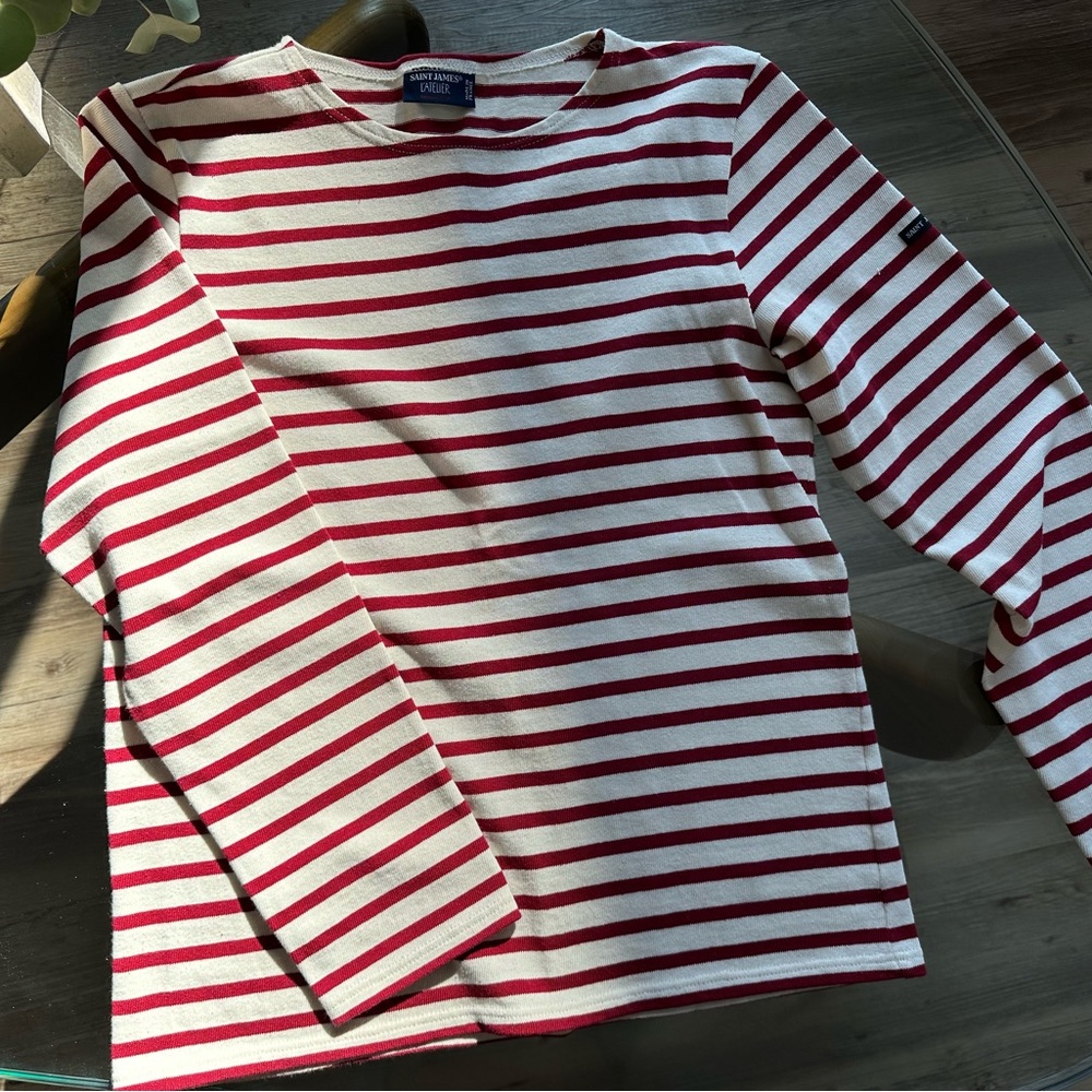 Saint James unisex stripe shirt